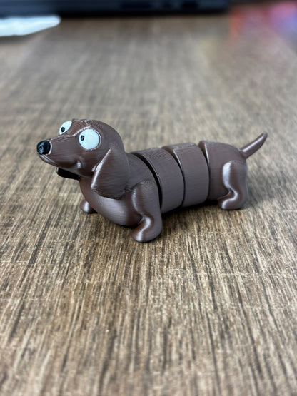Cachorro-Salsicha Articulado - Médio, foto real
