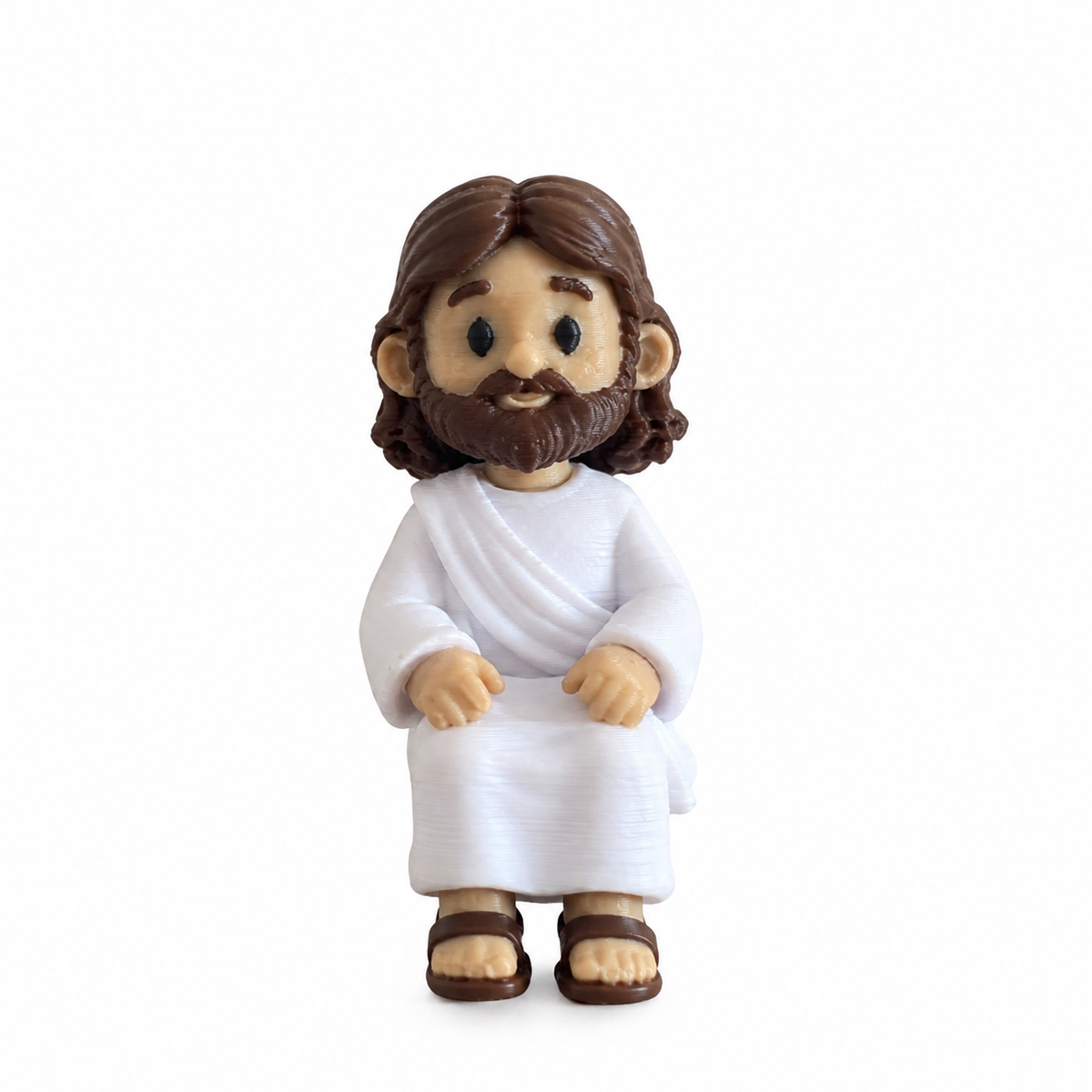 Mini Jesus, miniatura decorativa, fundo branco